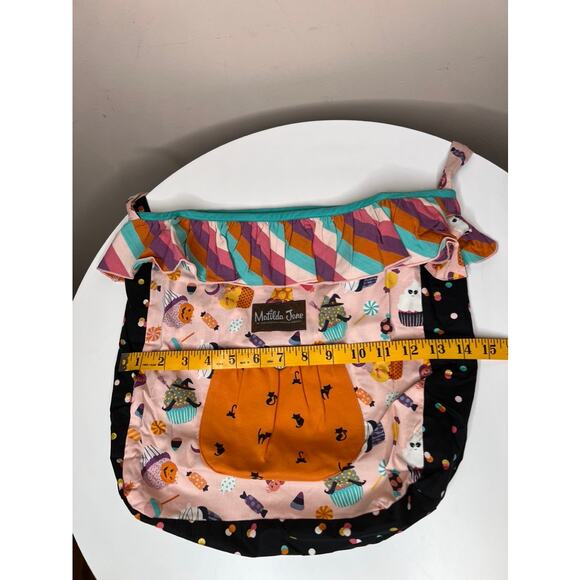 NWT Matilda Jane No Tricks Halloween Treat Bag Tote Girls Wonderment Boho - Picture 9 of 10